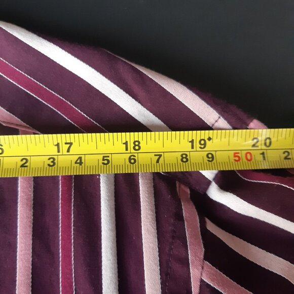 le chateau SZ L French Cuff Men's Cotton Striped Shirt ⚡️BUY 3 for $55⚡️ - Picture 10 of 13